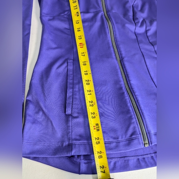 Under Armour Women's size Small Full Zip Jacket Purple Slim Fit Pockets Outdoor - Picture 8 of 11